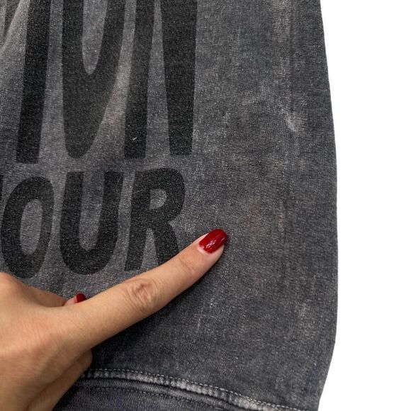 Taylor Swift Reputation Tour Crewneck Sweatshirt Stone Wash Grey Size Small - Picture 4 of 7